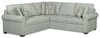 Haven 2-Piece Left-Facing Chenille Sectional - Seafoam