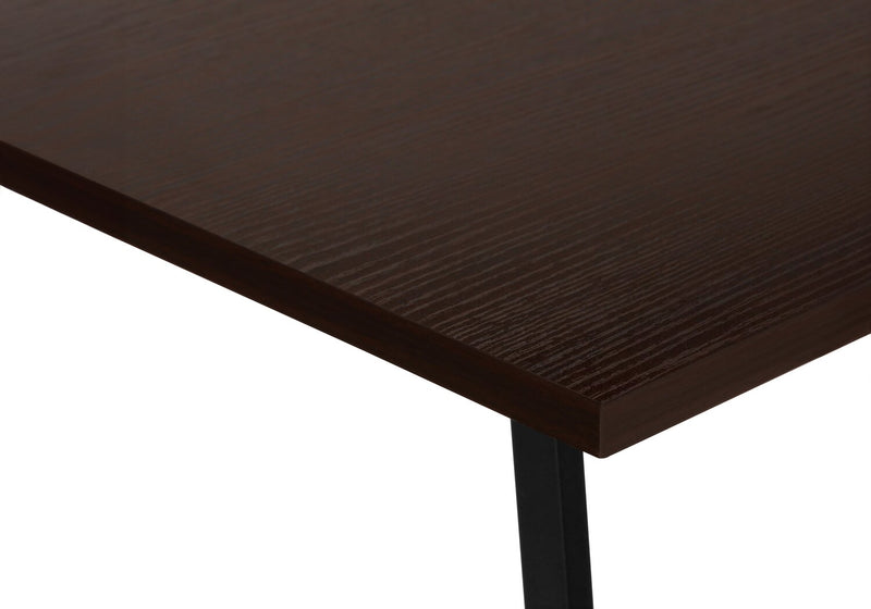 Evlin 42\" L-Shaped Office Desk with Shelves - Espresso