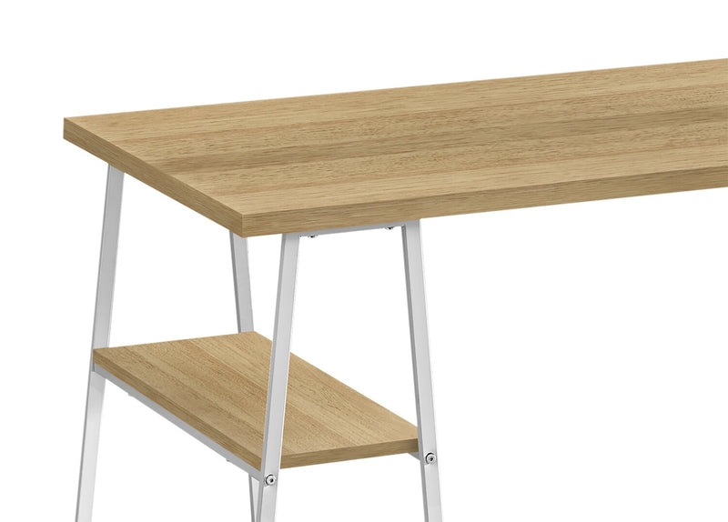Jonnie 47.25\" Office Desk with Sawhorse-style Legs - Natural