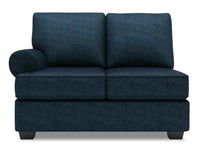 Sofa Lab Roll LAF Loveseat - Luxury Indigo 