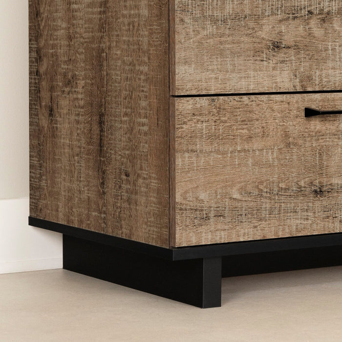 Everley Bedroom Chest of Drawers, 5-Drawer, 29\"W x 49\"H- Brown