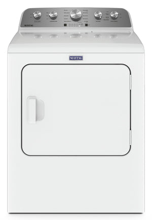 Maytag 7 Cu. Ft. Electric Dryer with Steam - White - YMED5430MW