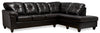 Addison 2-Piece Leath-Aire Right-Facing Sectional - Blackberry