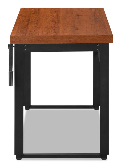 Kai 47.25\" Adjustable Height Office Desk - Cherry