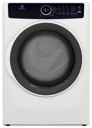 Electrolux 8 Cu. Ft. Gas Dryer with Steam - White - Stackable - ELFG7437AW