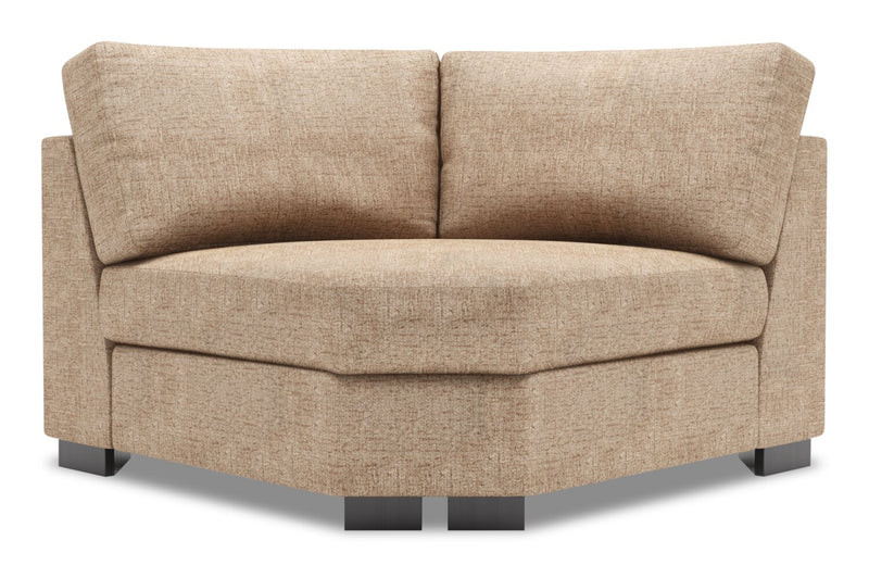 Sofa Lab Track Curved Wedge - Luxury Taupe