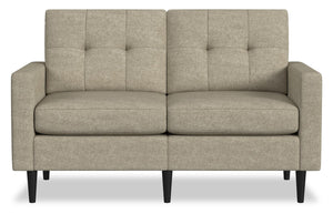 BLOK Modular Tuxedo Arm Loveseat – Taupe