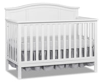 Emerson 4-in-1 Convertible Baby Crib - White 