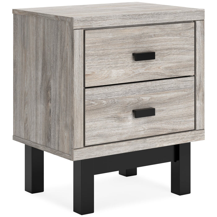Zen Pier Bed with Headboard, Frame, Nightstands & Piers, USB, LED, Light Grey - Queen Size