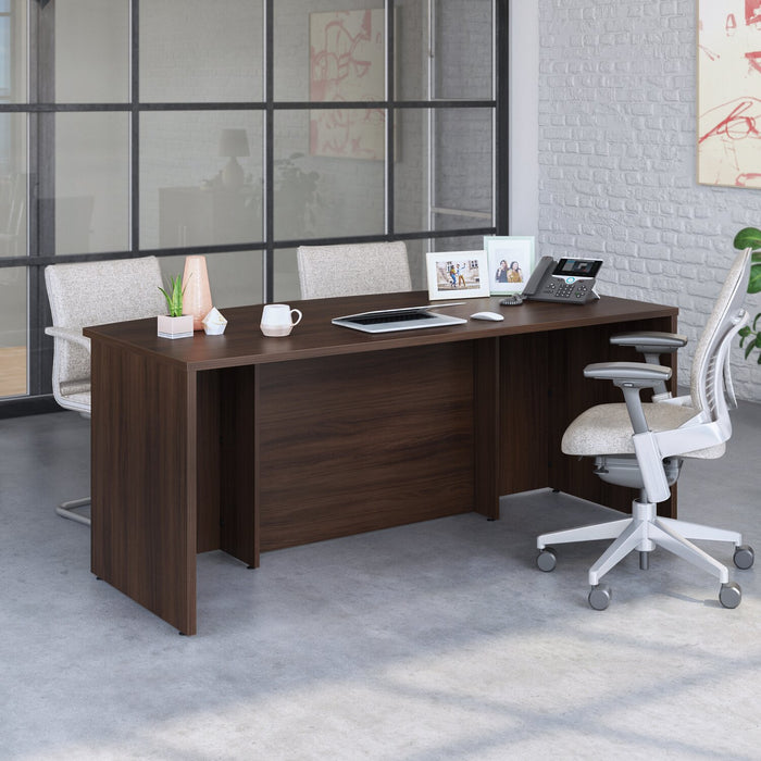 Affirm 71.10\" Commercial Grade Office Desk - Noble Elm