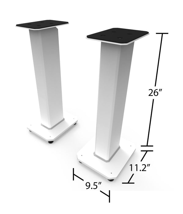 Kanto Living 26\" SX Fillable Speaker Floor Stands - SX26W