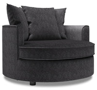 Sofa Lab The Cuddler Chair - Luxury Charcoal 