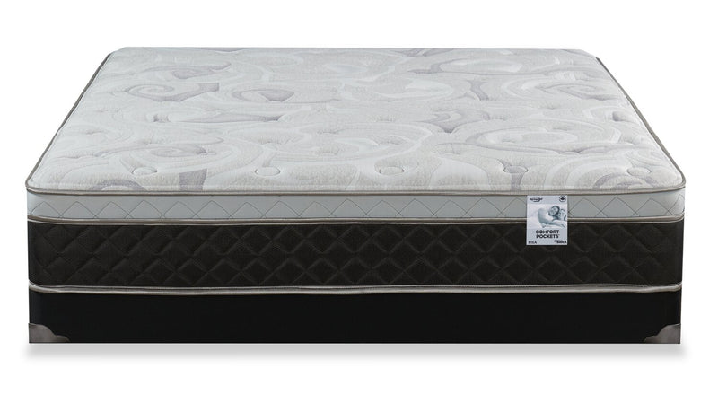 Springwall Pisa II Eurotop Low-Profile Full Mattress Set
