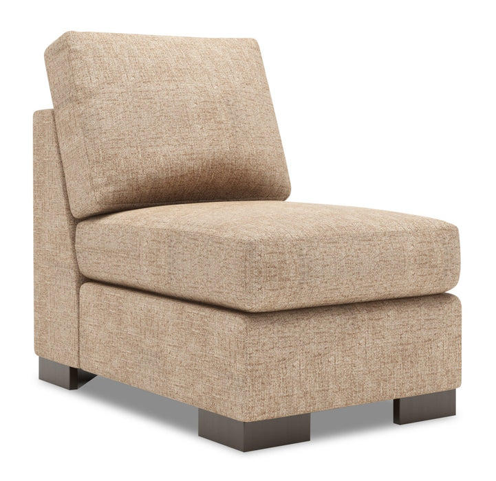 Sofa Lab Track Armless Chair - Luxury Taupe