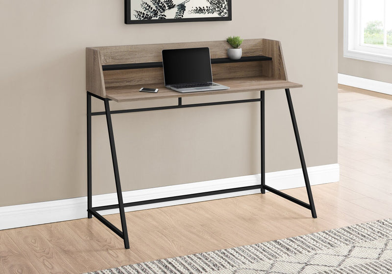 Lawson 47.25\" Office Desk with Small Hutch - Taupe