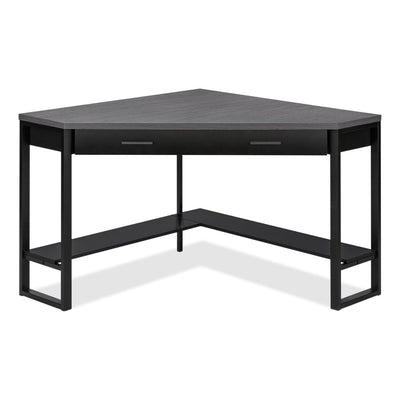 Christiana Corner Desk - Black/Grey 