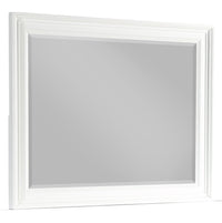 Vera Bedroom Dresser Mirror - White 