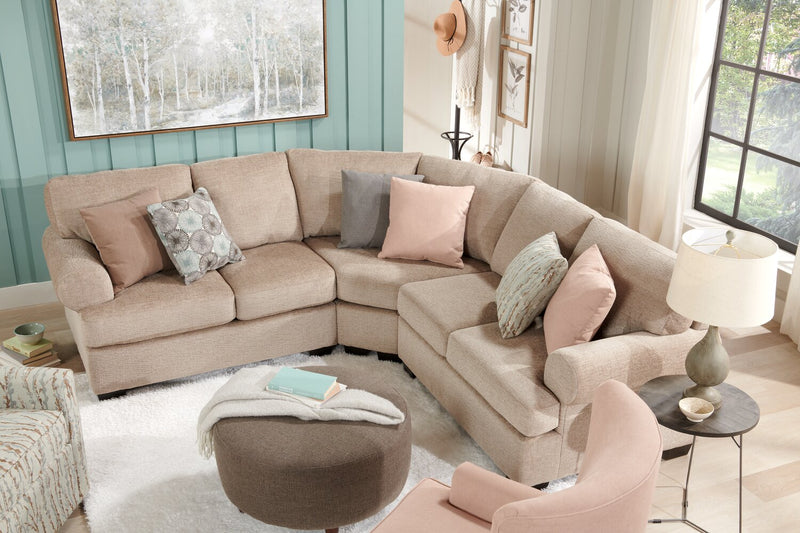 Sofa Lab Roll LAF Chaise - Luxury Taupe