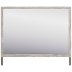 Zen Bedroom Dresser Mirror, Attachable, Wall Hanging - Grey