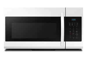 Samsung 1.7 Cu. Ft. Over-the-Range Microwave with 300 CFM and Auto Cook & Reheat - White - ME17R7021EW/AC