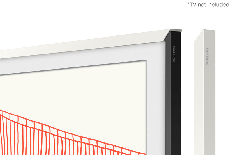 Samsung Customizable Bezel for 65\" The Frame TV - Modern White