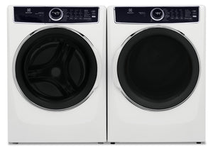 Electrolux 5.2 Cu. Ft. Front-Load Washer and 8 Cu. Ft. Electric Dryer - White