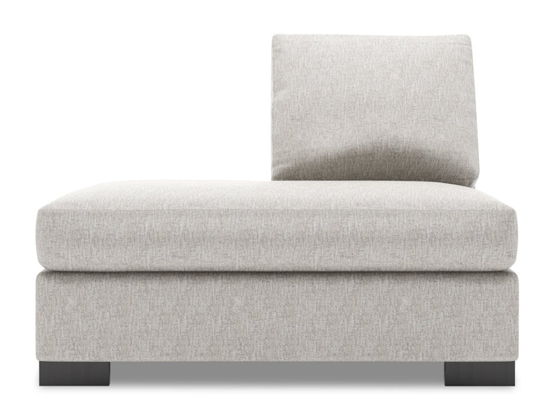Sofa Lab Track LAF Chaise Return - Luxury Silver