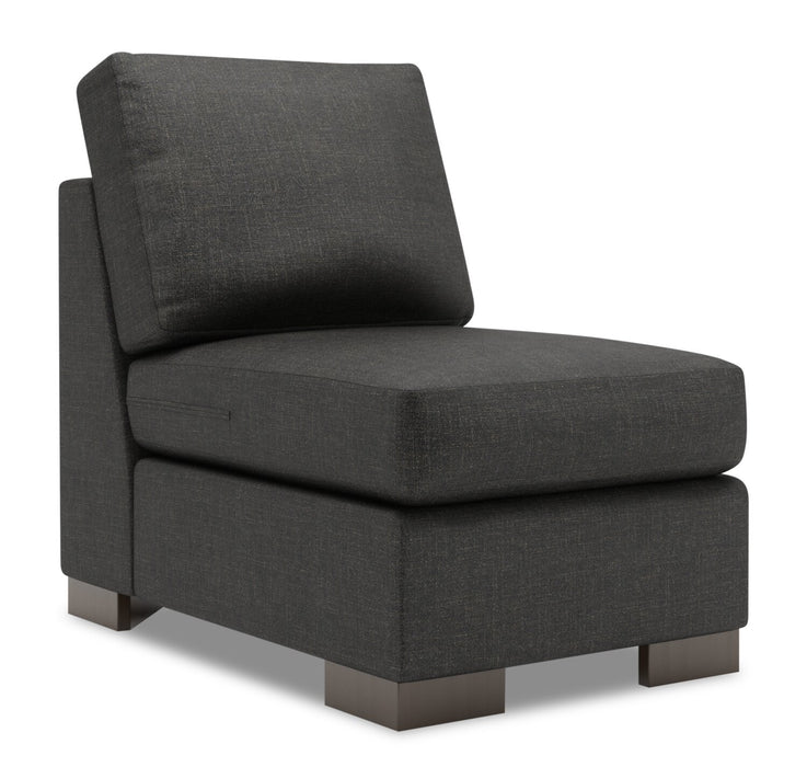 Sofa Lab Track Armless Chair - Luna Kohl