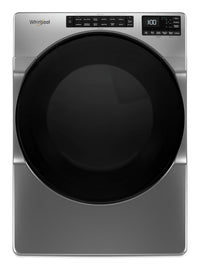 Whirlpool 7.4 Cu. Ft. Electric Dryer with Steam - Chrome Shadow - Stackable - YWED6605MC 