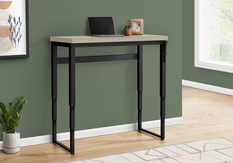 Kai 47.25\" Adjustable Height Office Desk - Taupe