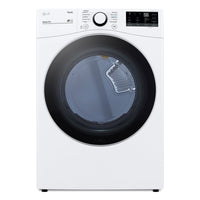 LG 7.4 Cu. Ft. Smart Electric Dryer - White - Stackable - DLE3600W 