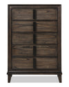 Kane Bedroom Chest of Drawers, 5-Drawer, 35.4