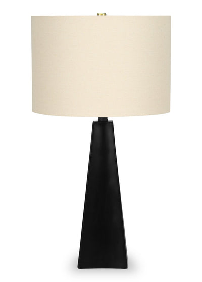 27" Black Resin Table Lamp |Lampe de table de 27 po en résine noire