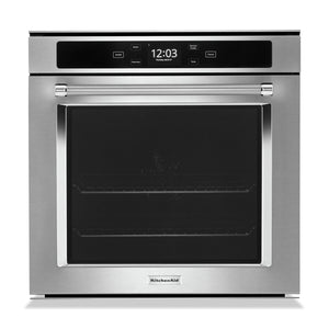 KitchenAid 2.9 Cu. Ft. Single Wall Oven with True Convection - YKOSC504PPS