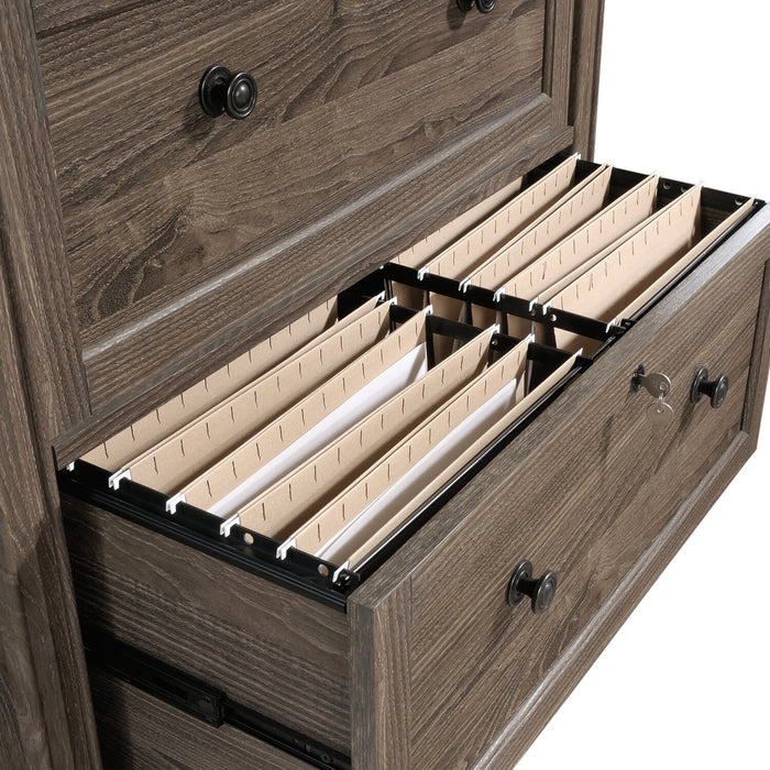 Orson 32.87\" 2-Drawer Lateral Filing Cabinet - Chalk Oak 