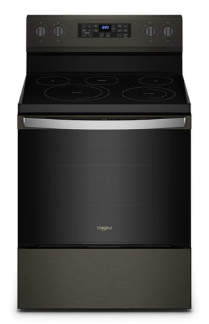 Whirlpool 5.3 Cu. Ft. Electric Range with Air Fry and Self-Clean - Black Stainless - YWFE550S0LV