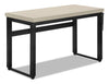 Kai 47.25\" Adjustable Height Office Desk - Taupe