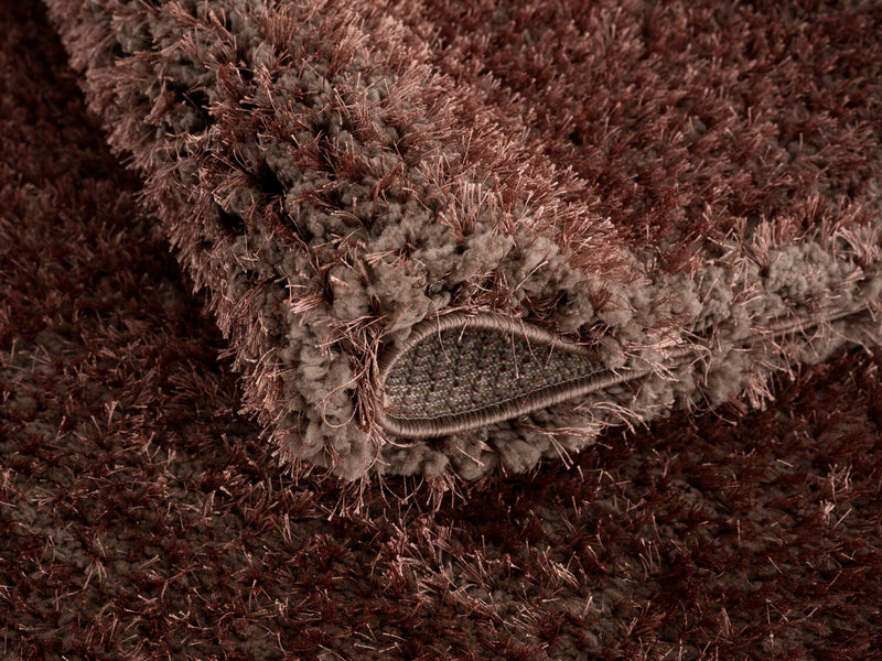 Lawson Coffee Shag Area Rug - 5' x 7'