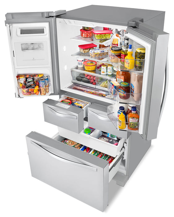 Whirlpool 26 Cu. Ft. Double Drawer Refrigerator – WRV986FDEM