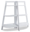 Aline 51\" Bookcase with 3 Open Shelves - White