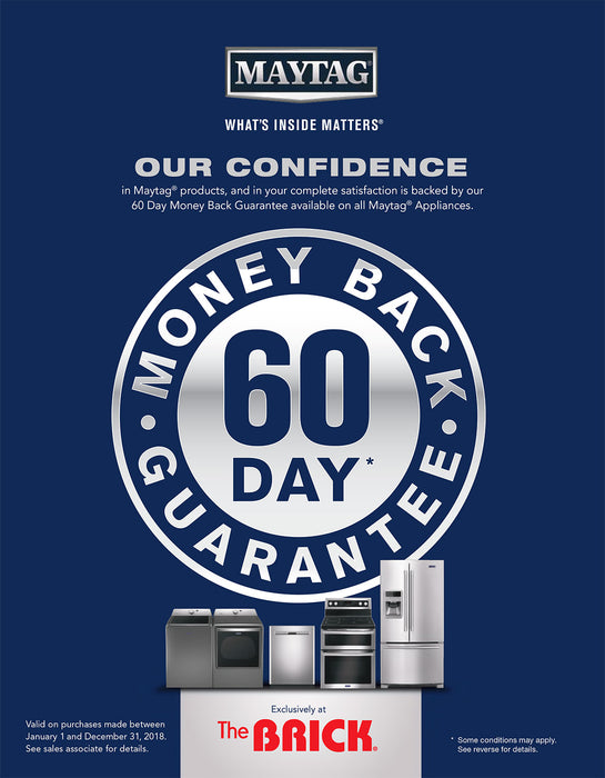 Maytag 5.2 Cu. Ft. Front-Load Washer and 7.4 Cu. Ft. Electric Dryer – Slate