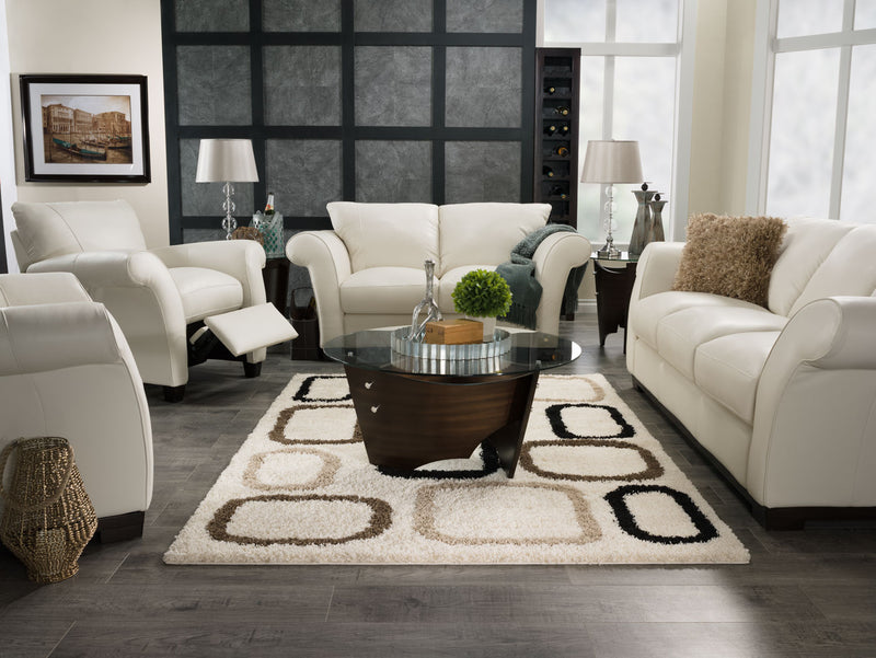 Shaggy Geometric Area Rug – 5' x 8'