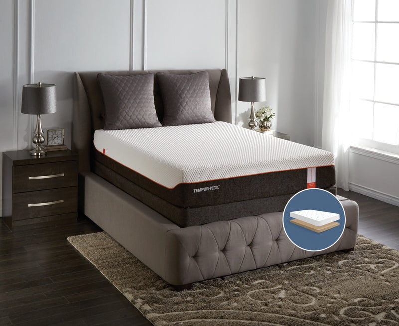 Tempur-Pedic™ TEMPUR-Gratitude Low-Profile Queen Mattress Set