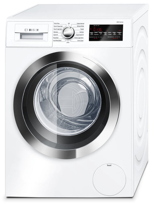 Bosch 800 Series 2.2 Cu. Ft. Compact Washer and 4.0 Cu. Ft. Condensation Dryer - White