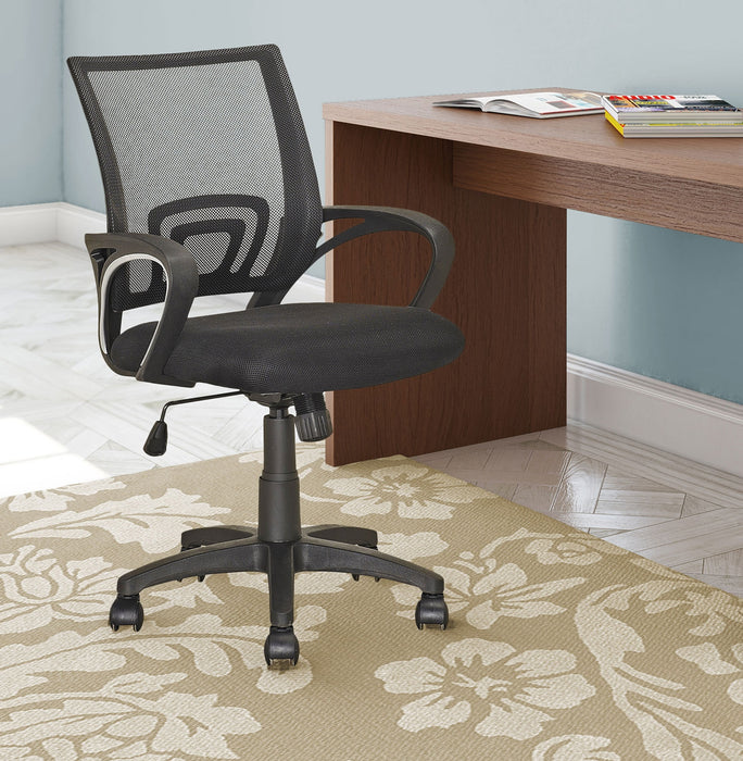 Memphis Soft Fabric Office Chair with Back Support