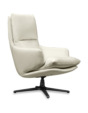 Veda Swivel Accent Chair - White