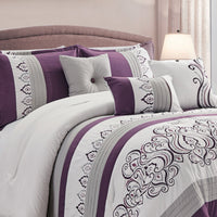 Venice 7-Piece King Comforter Set 