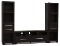 Glendale 3 Piece Entertainment Centre with Storage and Cable Management for TVs up to 65