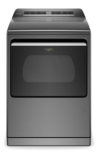 Whirlpool 7.4 Cu. Ft. Smart Electric Dryer with Steam - Chrome Shadow - YWED7120HC 