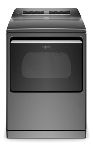 Whirlpool 7.4 Cu. Ft. Smart Electric Dryer with Steam - Chrome Shadow - YWED7120HC